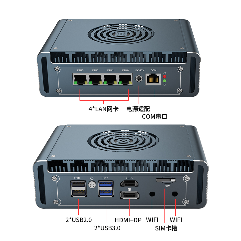 2.5GファンミニPCルーター 13620H 第12世代イン - Pfsense Firewall Router 2.5G 4 I226 のレビューと価格
