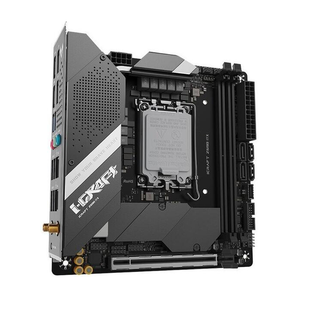 新しいMS-Z690 iCraft ITX WIFIデスクト - Lga1700 Itx Motherboard Ddr5 のレビューと価格
