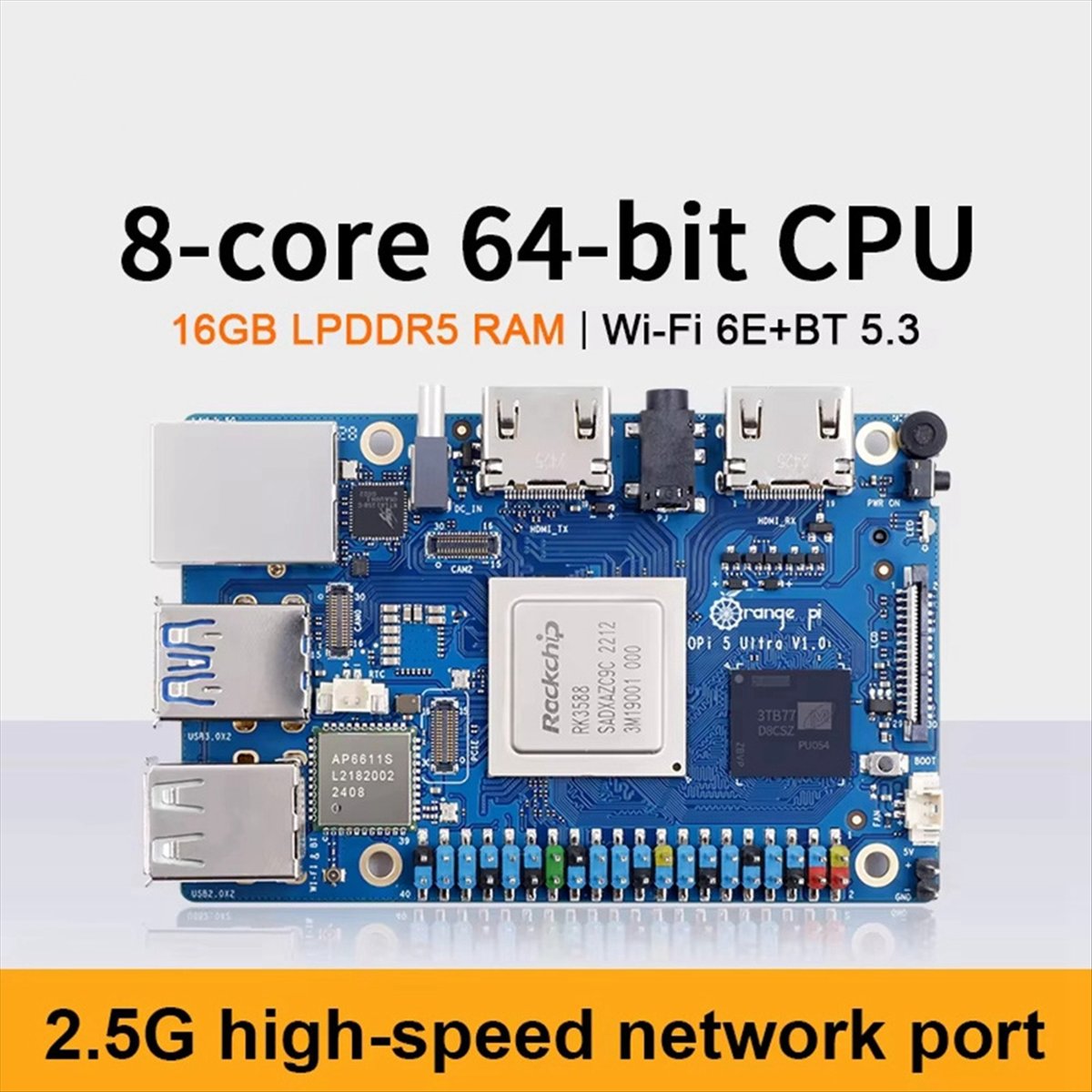DT75BG 5 Ultra 開発ボード用 LPDDR5 R - Rockchip Rk3588 Development Board のレビューと価格